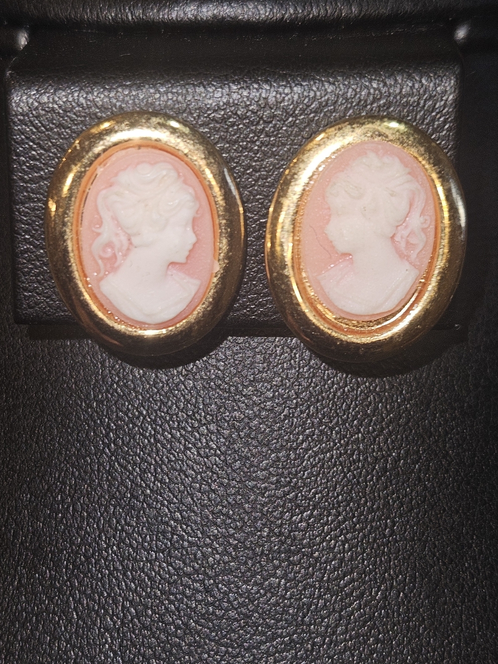Cameo Clip On Earrings